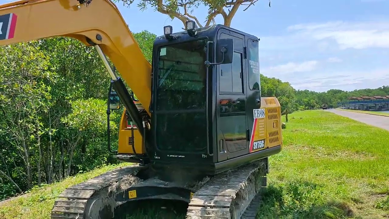 Review Excavator SANY SY75C #sany #beko