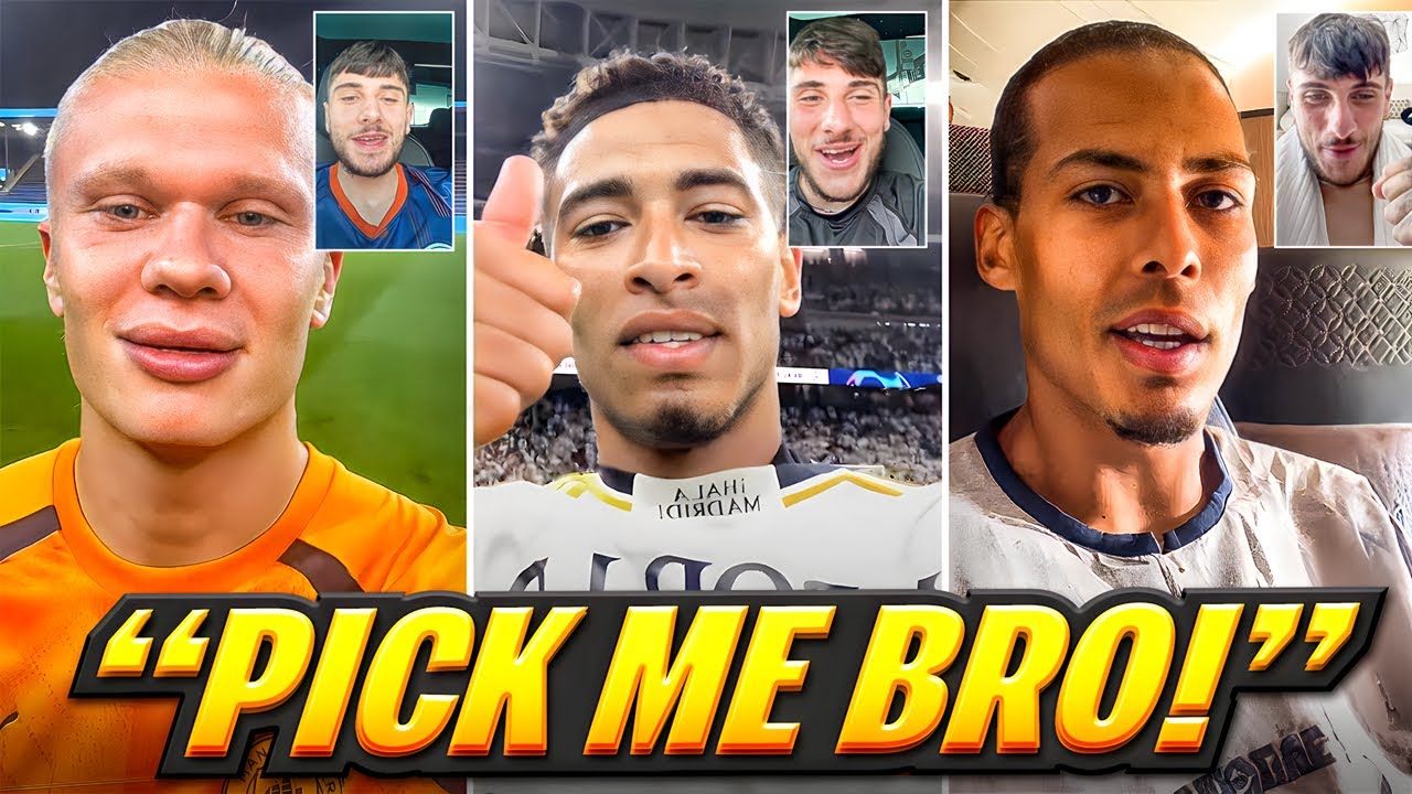 11x Footballers Decide My Team!