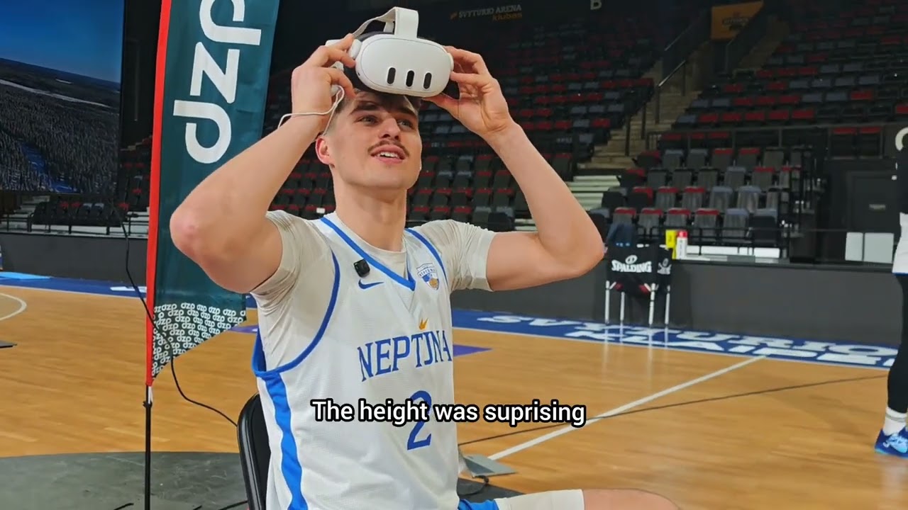 From the basketball court… to 150 meters above the ground.