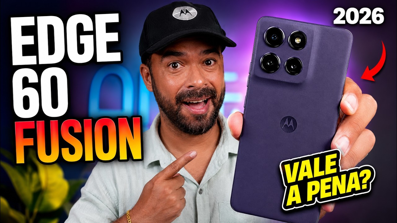 O MOTO EDGE 60 FUSION tem TUDO que você PRECISA em um SMARTPHONE! 