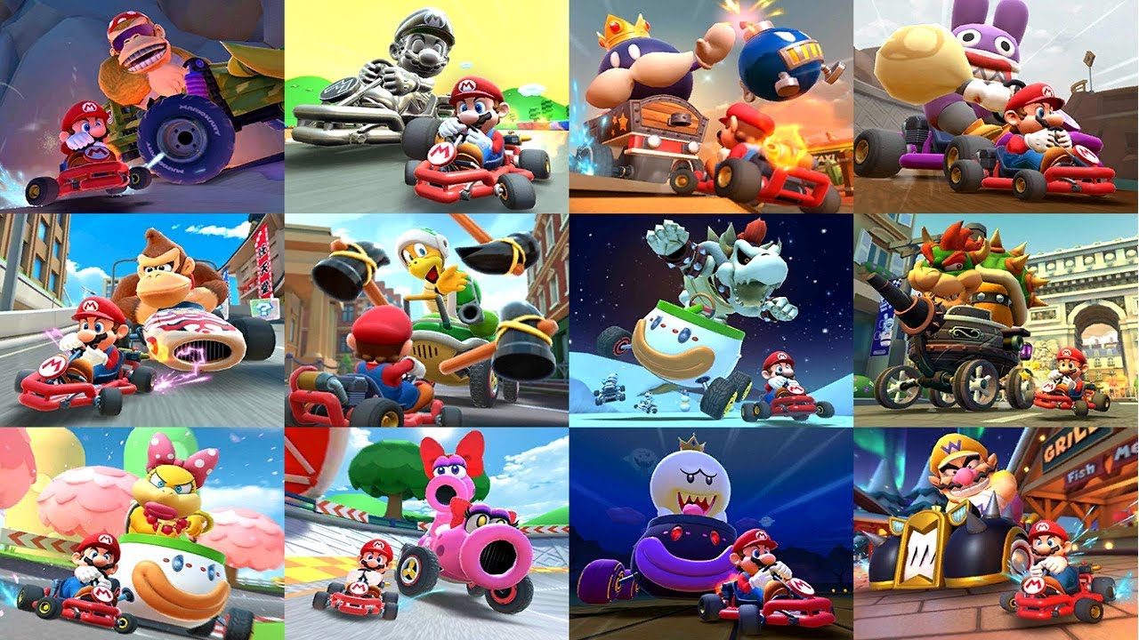 Mario Kart Tour - All Boss Challenges (2022)