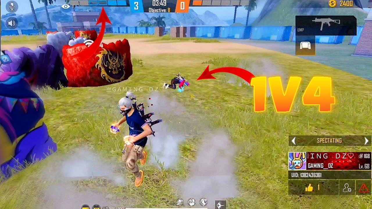 1 vs 4 #nonstopgaming  [1vs4]#nonstopgaming #nonstopff @Nonstop Gaming @Nonstop FF