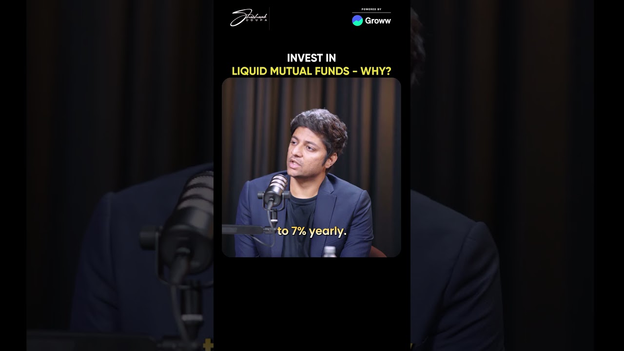 Invest In Liquid Mutual Funds - Why? #shorts
