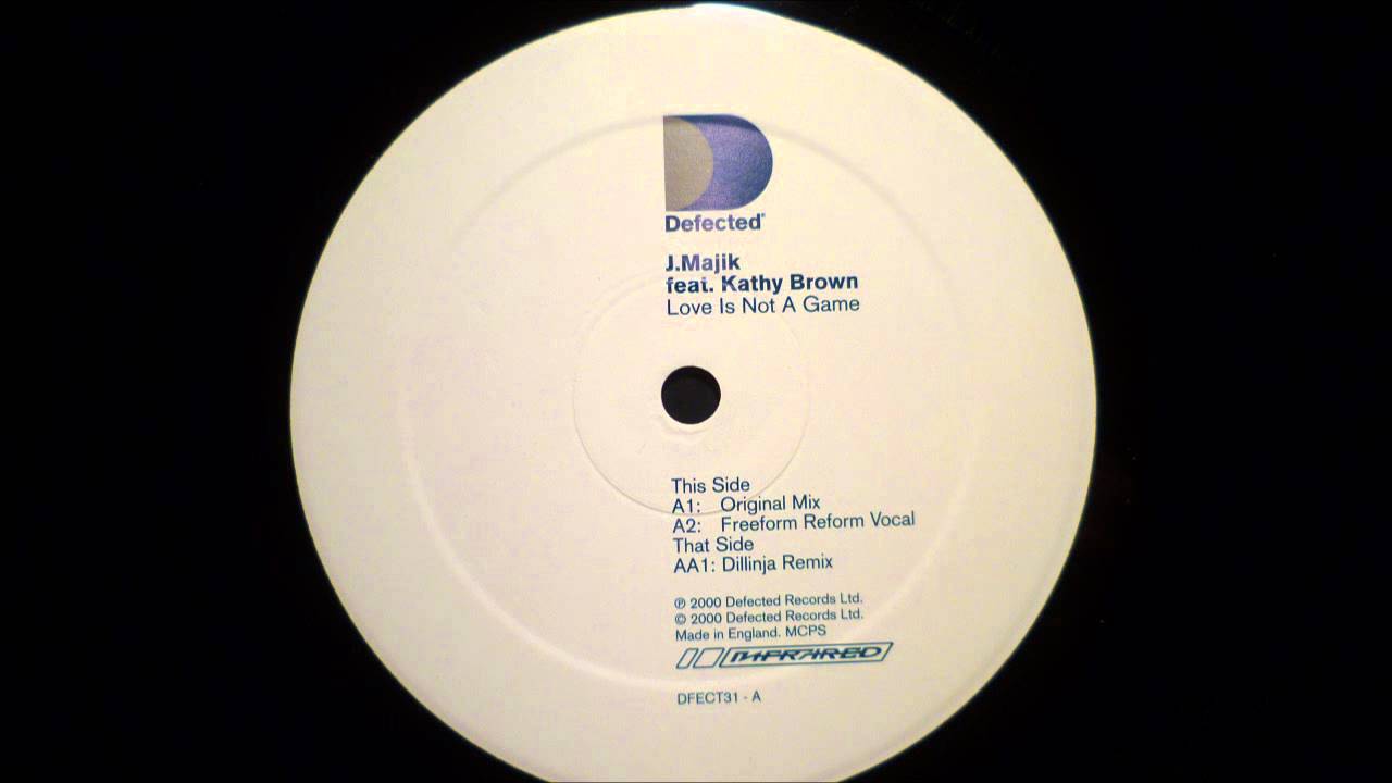 J. Majik feat Kathy Brown - Love Is Not A Game (Original Mix)