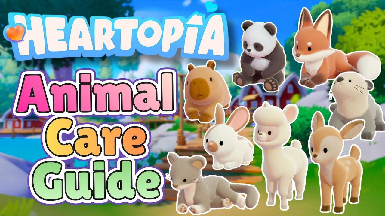 🐼 Heartopia Animal Care 101 | Troughs, Feeding, and Maxing Bond Levels
