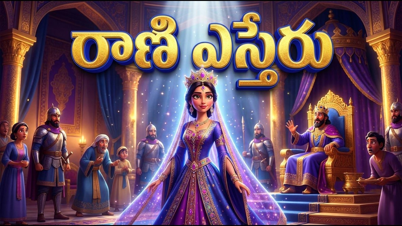 ఎస్తేరు | Esther Telugu Dubbed Full Story in 3D Animation | Bible Story in Telugu