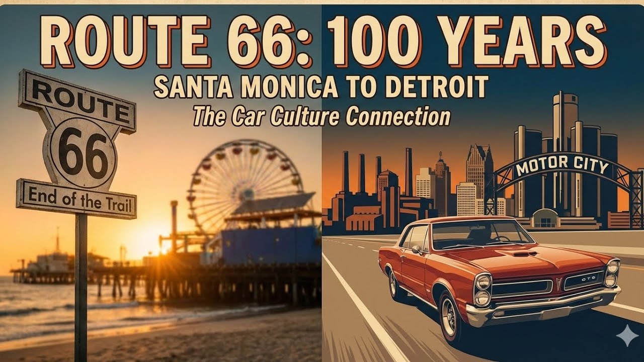 The Roots of Route 66 Began in the Car Culture of Detroit