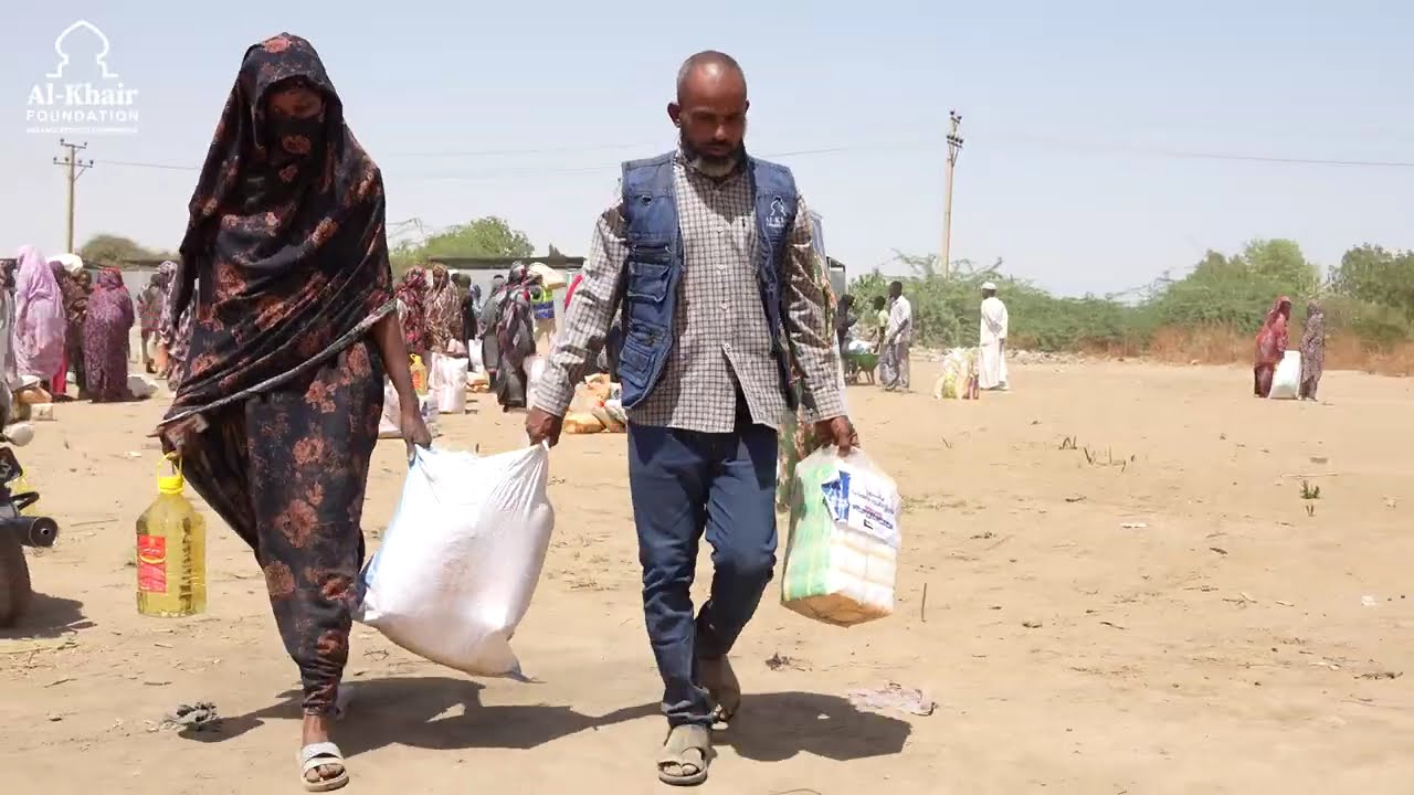 طرود رمضان للعائلات النازحة في السودان | لحظات إنسانية مؤثرة