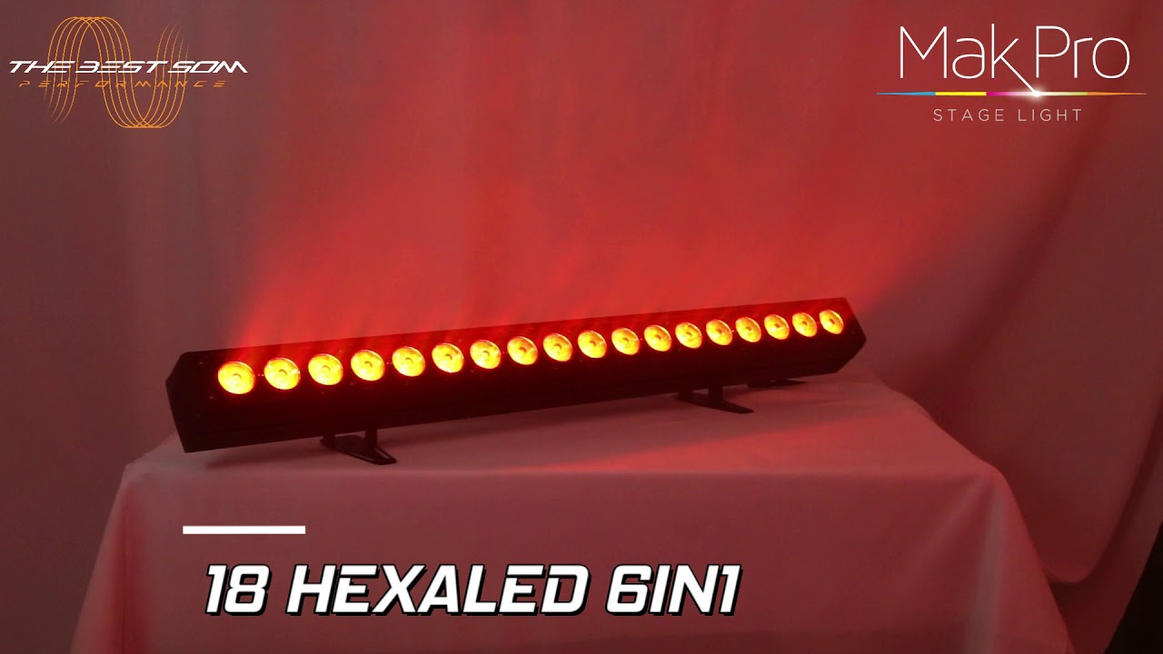 MAK PRO STAGE LIGHT - RIBALTA LED PROFISSIONAL MKP 1818WS