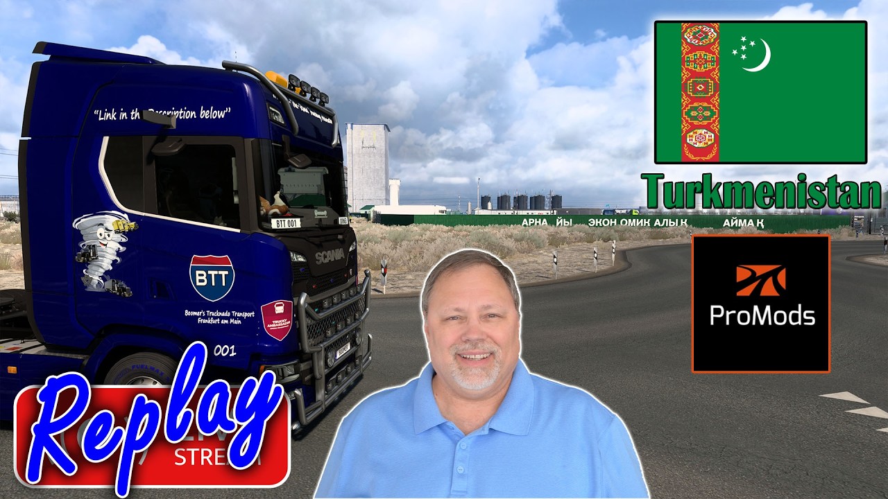 🔴Live!🔴ProMods The Great Steppe 1.60 Turkmenistan in ETS2