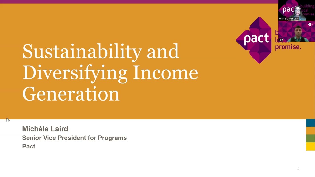 Diversify and thrive: Exploring income generation models with Pact