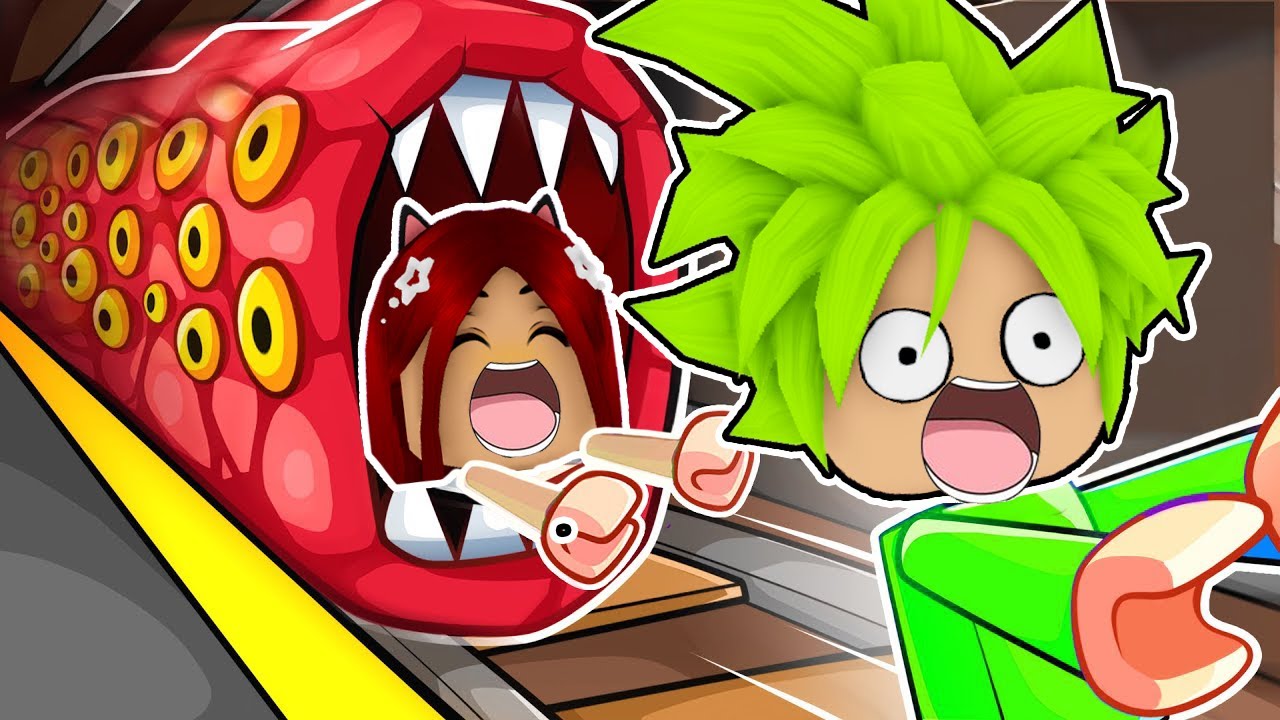 NIGDY NIE WSIADAJ DO TEGO POCIĄGU w ROBLOX! (Train Eater)