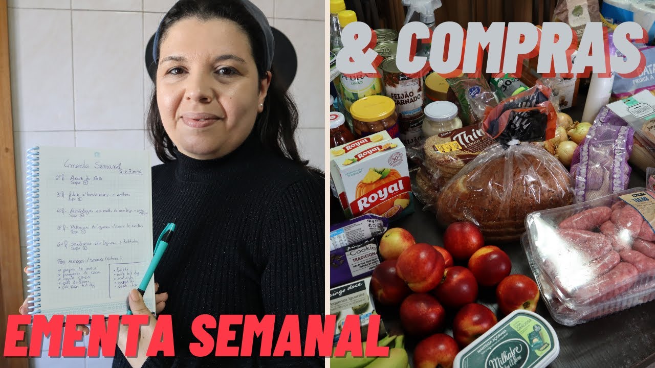 DICAS PARA ELABORAREM A EMENTA SEMANAL + COMPRAS DA SEMANA NO LIDL E MERCADONA