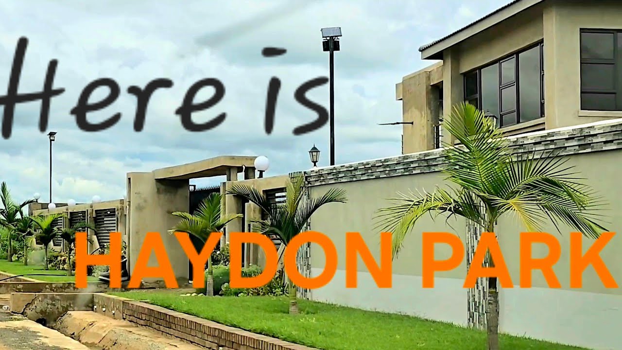 Here is HAYDON PARK , Mt Hampden. Zimbabwe.  Let us drive through it together