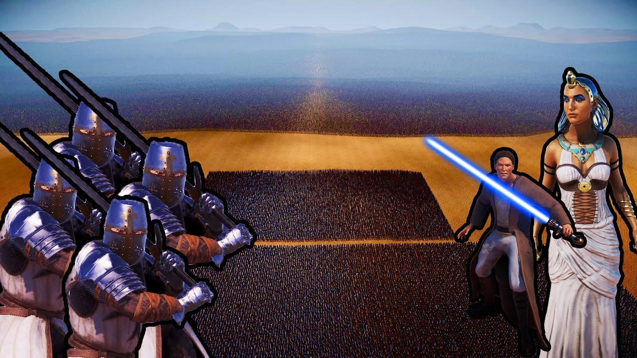 20 MILLION HEAVY KNIGHTS vs 100,000 JEDI KNIGHTS + 2,000 CLEOPATRA | UEBS 2