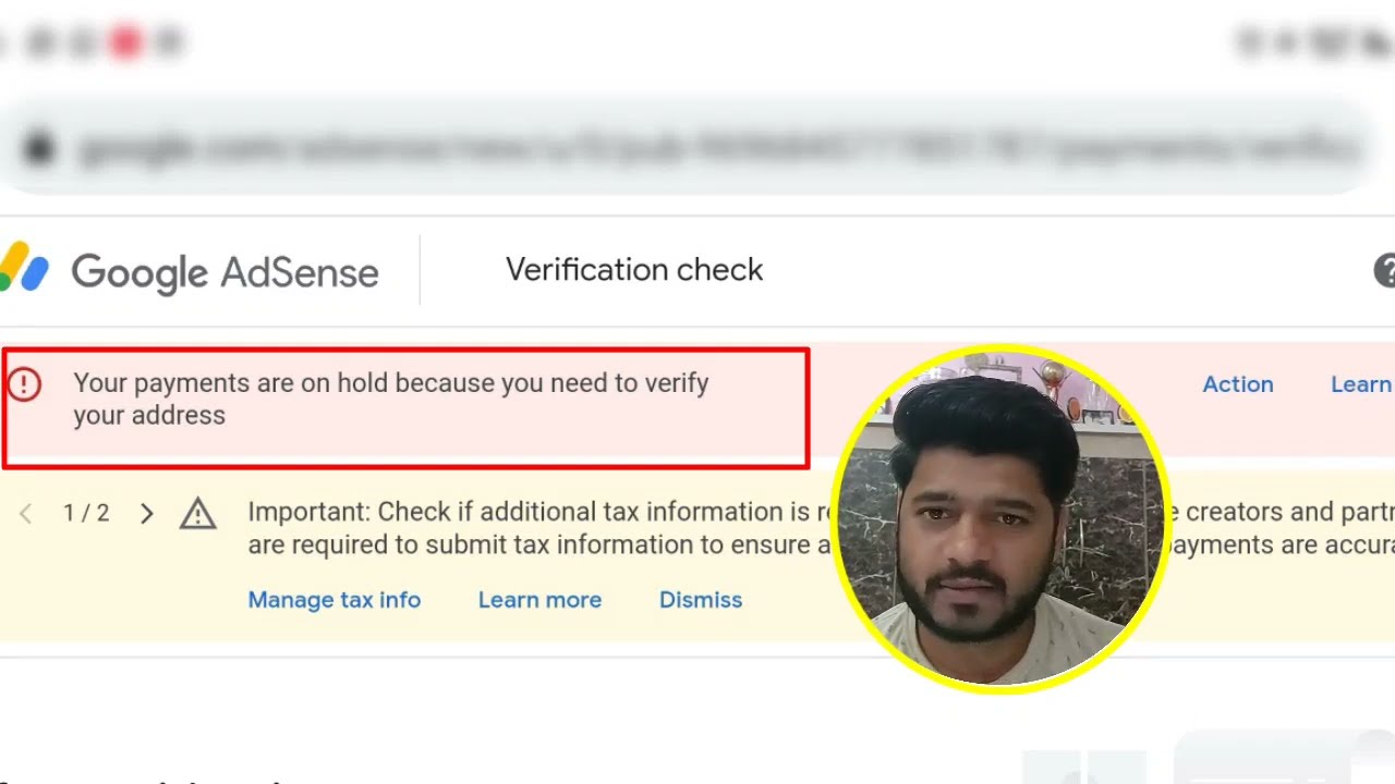 Your payments are on hold because you need to verfy your address problem ko kaise thik kare