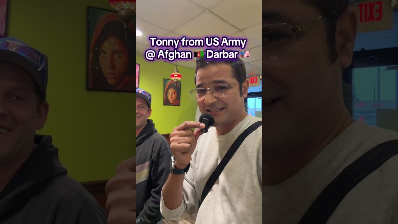 American Tony 🇺🇸 Speaks Urdu | Assalam-o-Alaikum at Afghan Darbar Minneapolis #americawithstephen