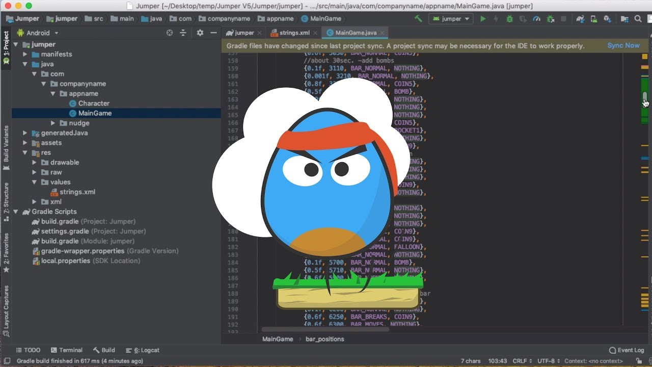 Jumper Android Game - Customisation Tutorial