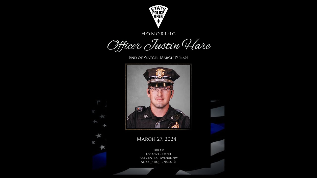 Services of NMSP Officer Justin Hare