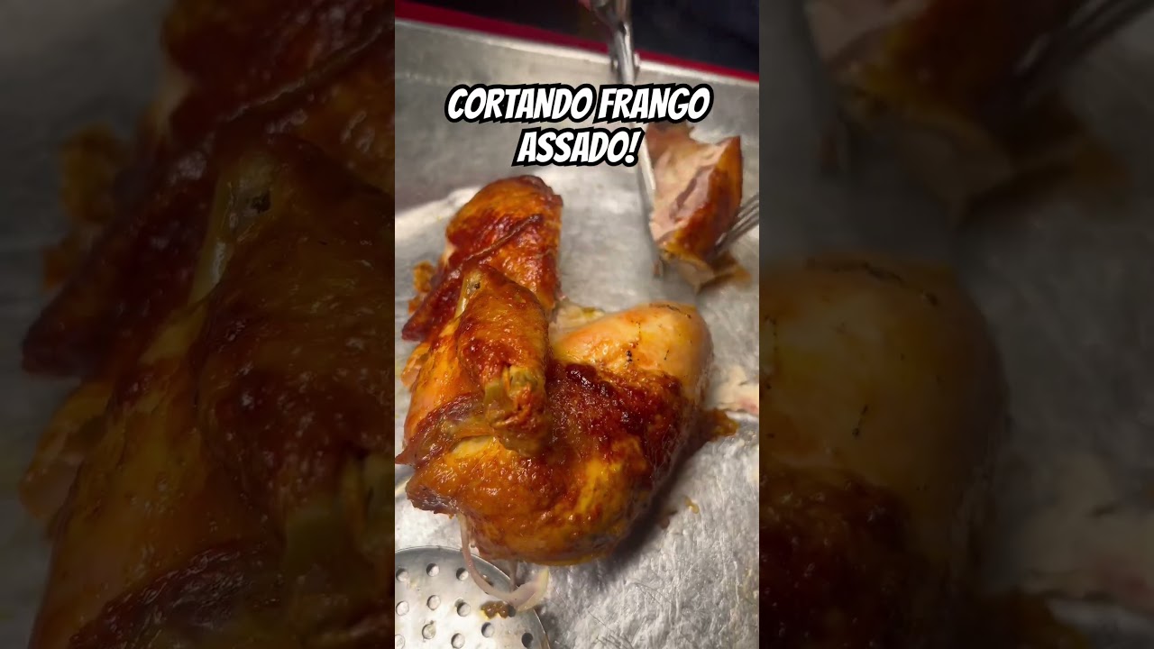 Como cortar o frango assado! #frangoassado #venderfrangoassado #comofazerfrangoassado