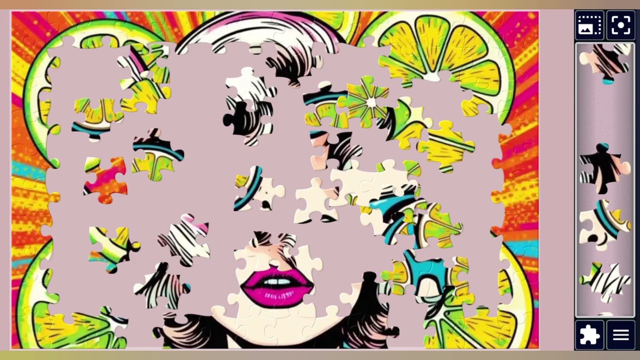 Zesry Shades & Pop-Art Chic🚀🍋👓//jigsaw puzzles Craft🧩//Amazing puzzles Art🧩//puzzlesArt🧩//