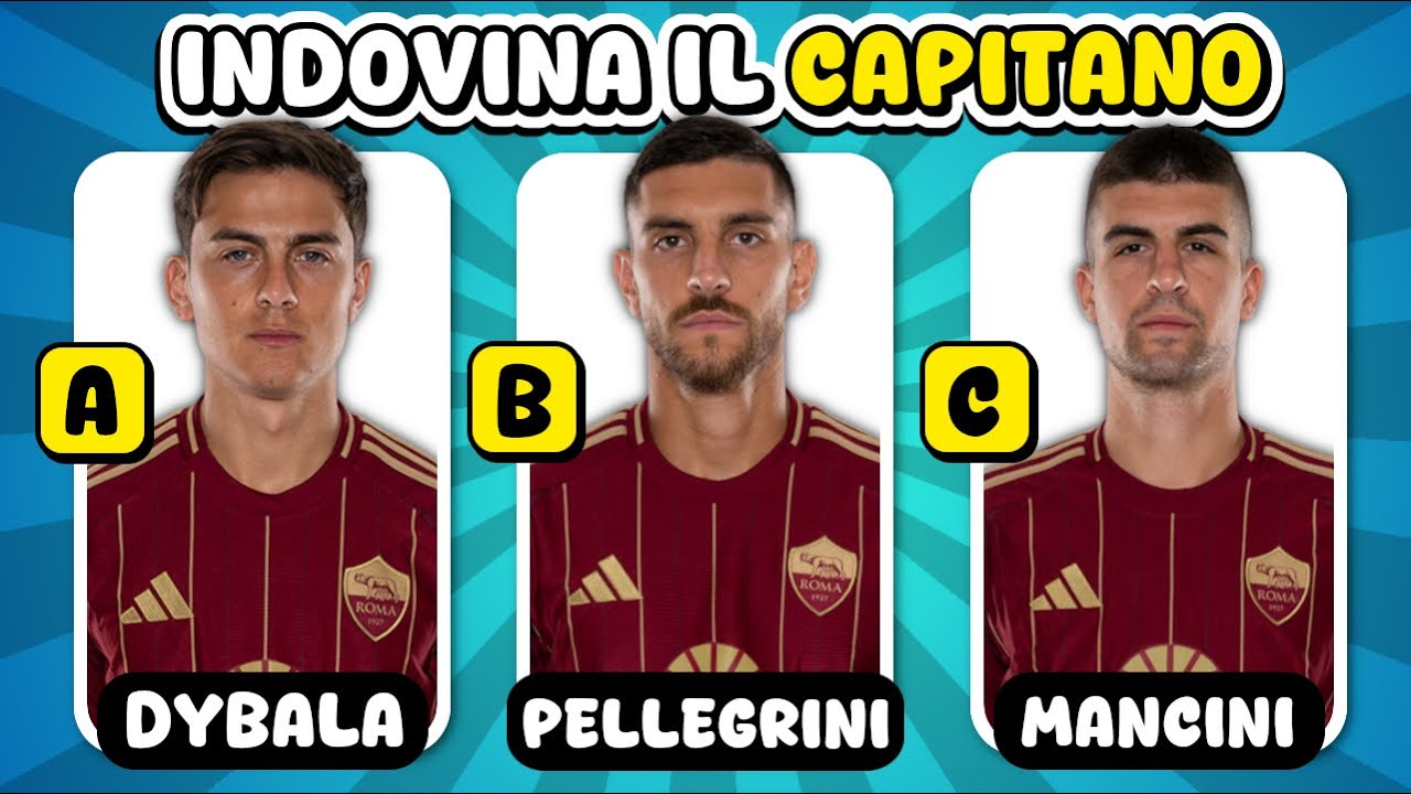 Indovina il CAPITANO della Squadra di CALCIO | Champions Quiz