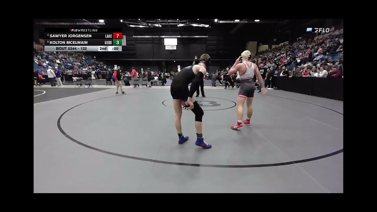 2025 KSHSAA 5A State Cons Semifinal (Grey/White Singlet)