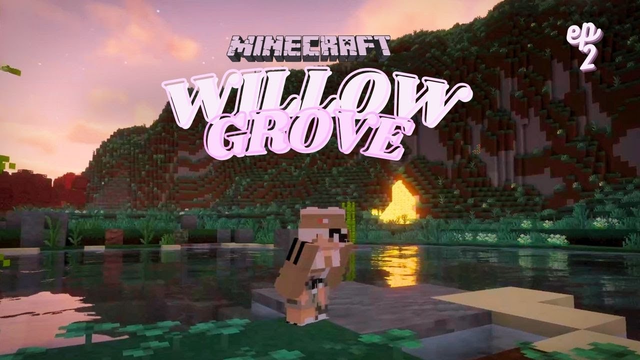ep 2 | mining adventure | willow grove - Minecraft cozy let’s play