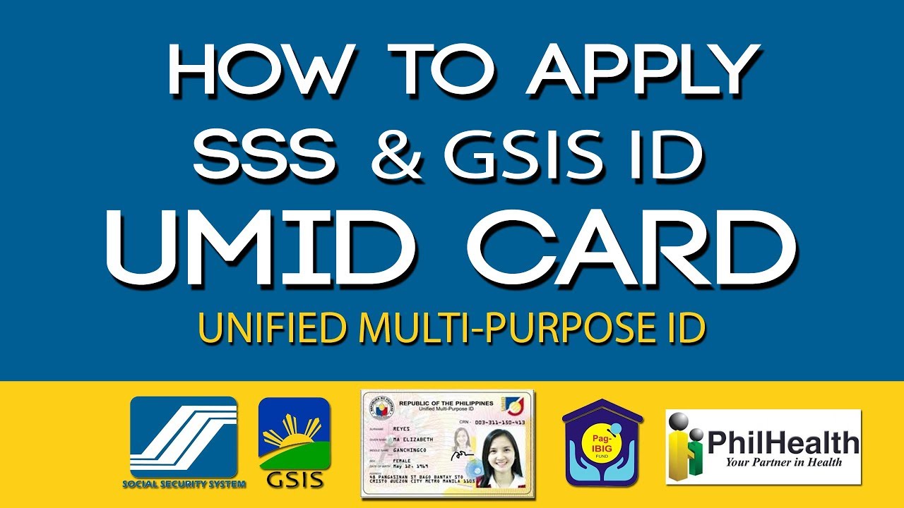 How to Apply SSS and GSIS ID l UMID (Unified Multi-Purpose ID)