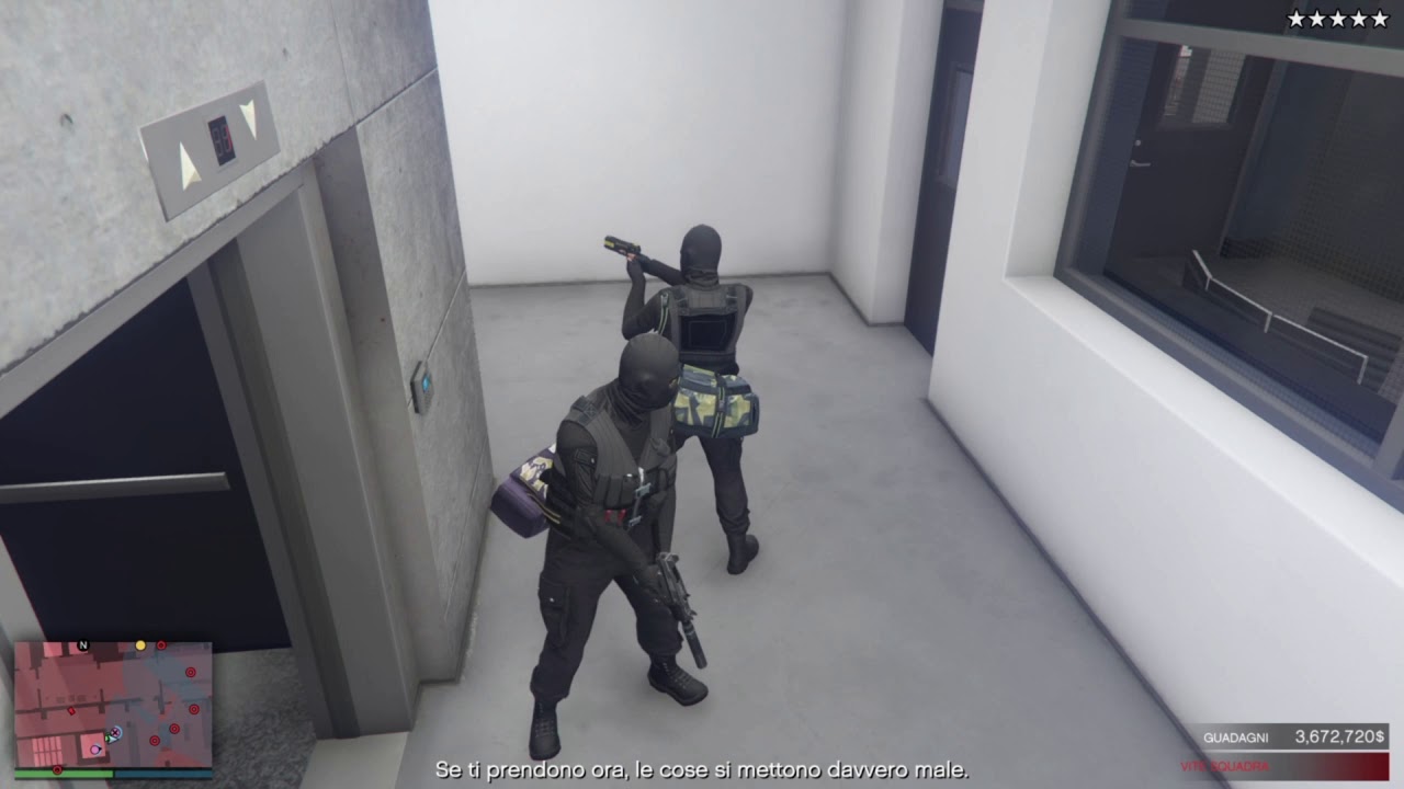 GTA5 - Colpo al Casino - Nell'ombra + Diamanti + Doppio Incasso Giornaliero - 3 Players