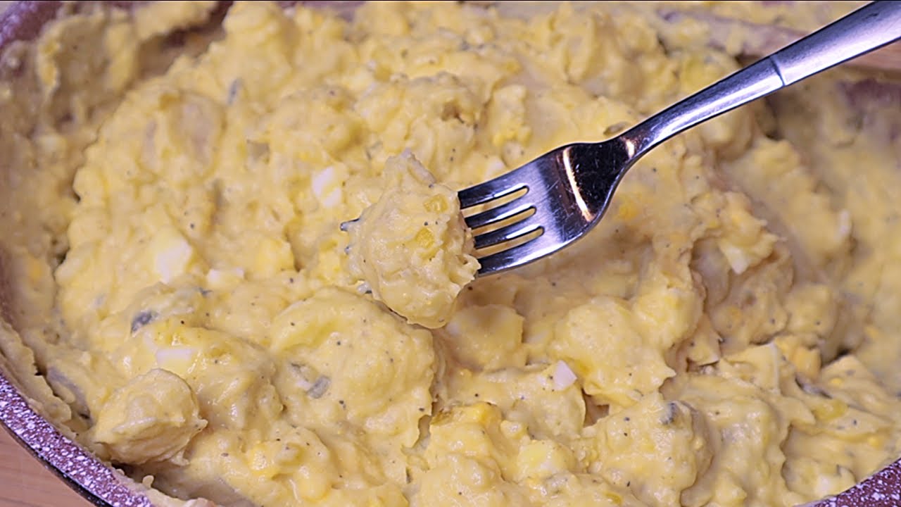 Mustard Potato Salad with Eggs | Easy Potato Salad Recipe