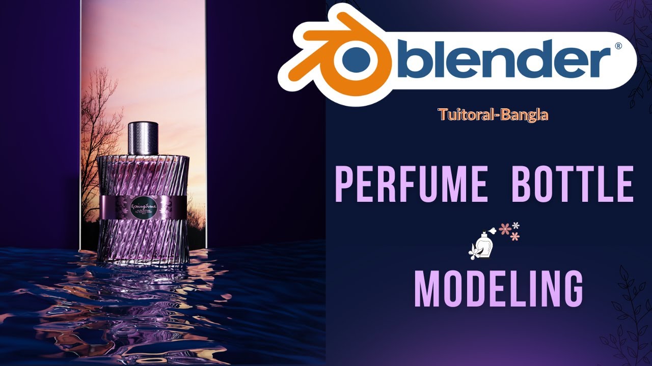 How to model perfume bottle in blender / Blender Tutorial for Beginners (Bangla)
