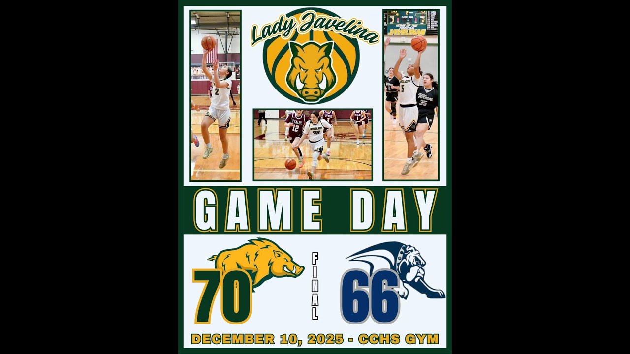 Basketball: Crystal City Lady Javelinas vs Alexander Lady Bulldogs | 12/10/25