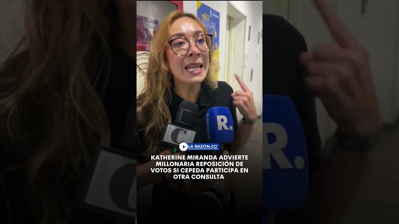 Katherine Miranda advierte millonaria reposici&oacute;n de votos si Cepeda participa en otra consulta