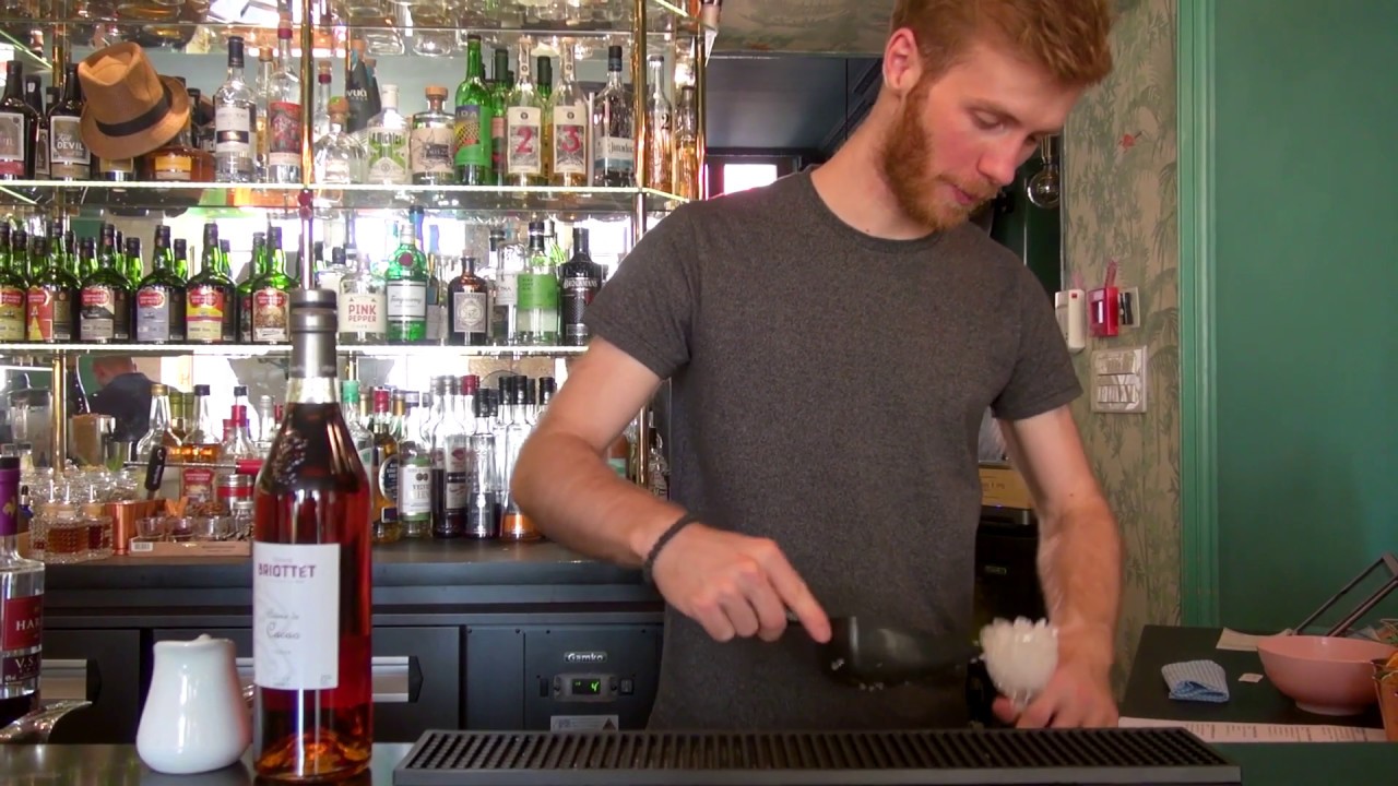 Briottet - Brandy Alexander cocktail with Cr&egrave;me de Cacao Briottet