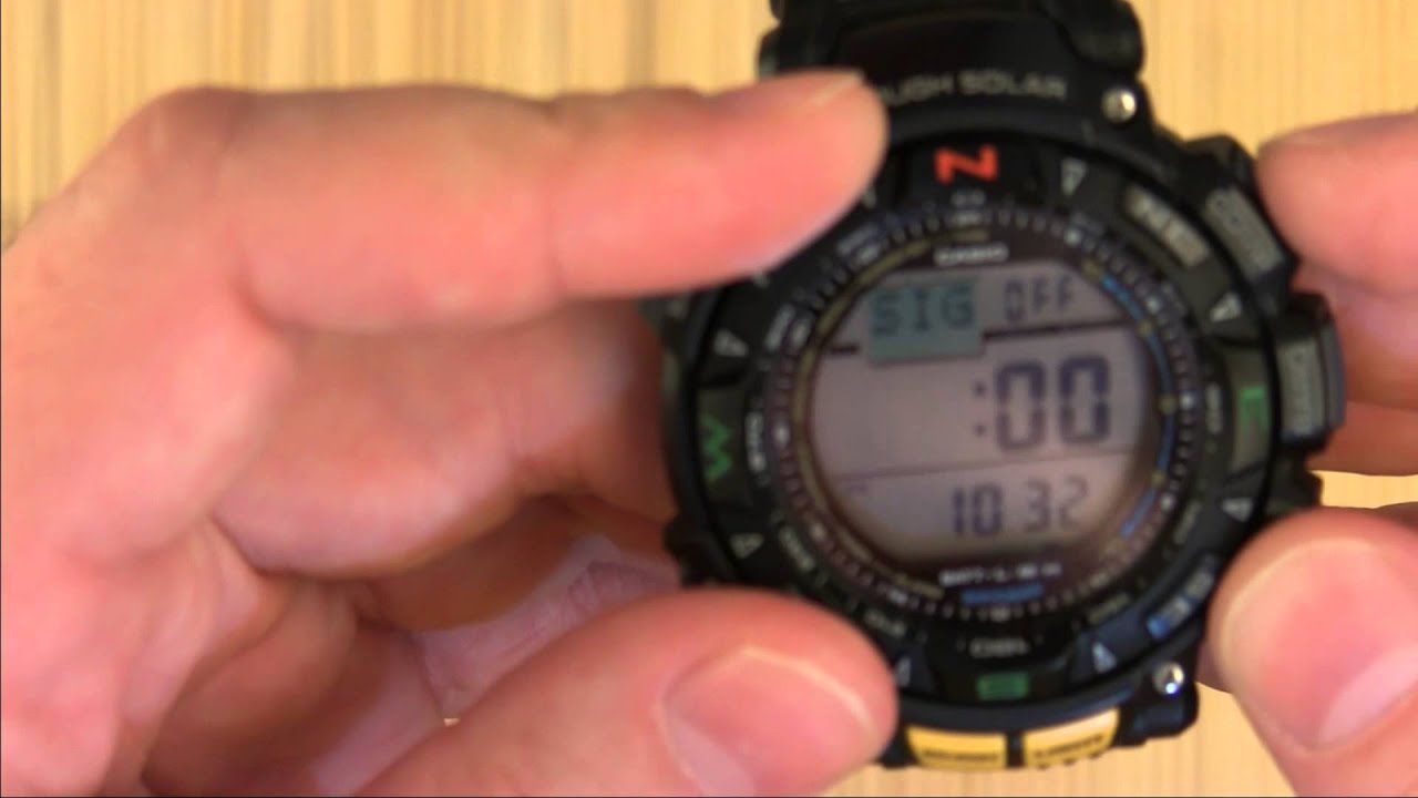 Отзыв и опыт Casio ProTrek PRG-240-1ER (на русском)