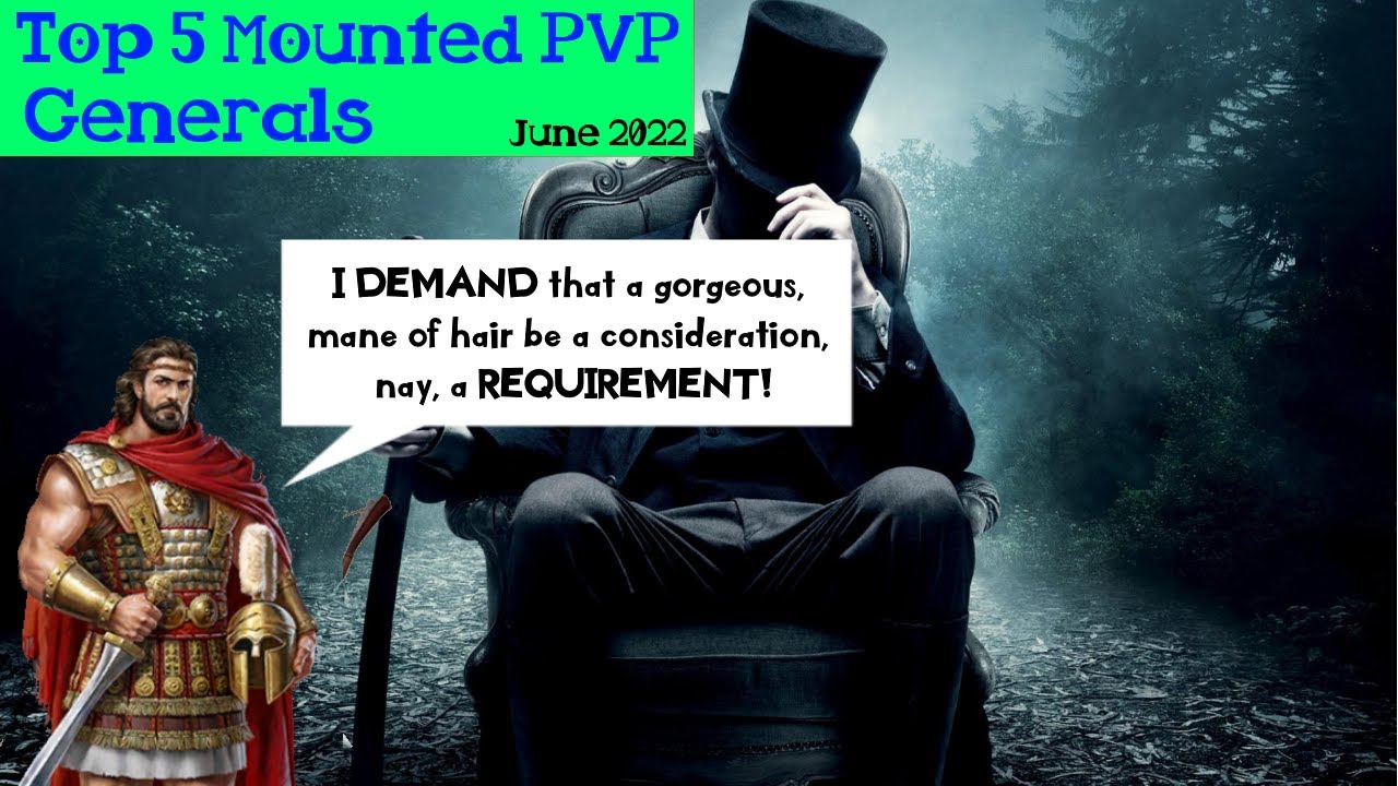Evony - TOP 5 Mounted PVP Generals #evony #evonythekingsreturn
