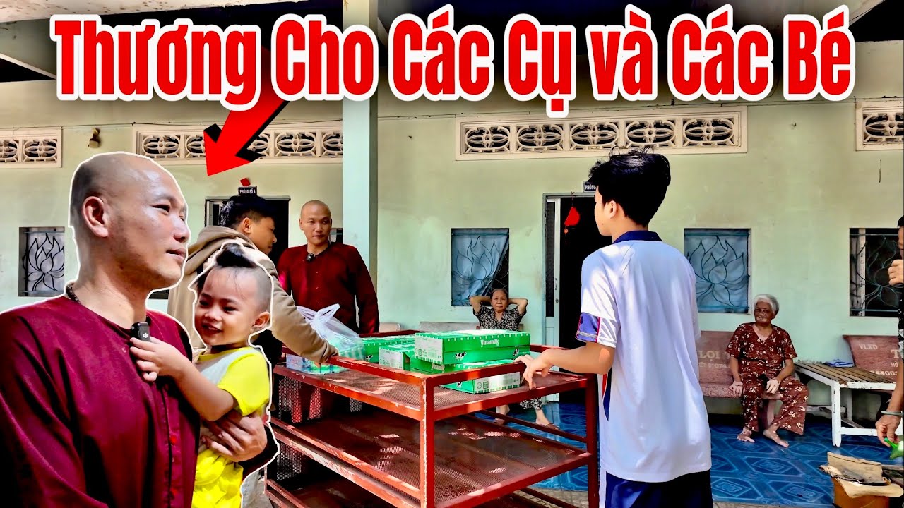 Thăm Lại Các Cụ và Các Bé Bị Bỏ Rơi Không Nơi Nương Tựa Trong Chùa Liên Bửu Trà Vinh