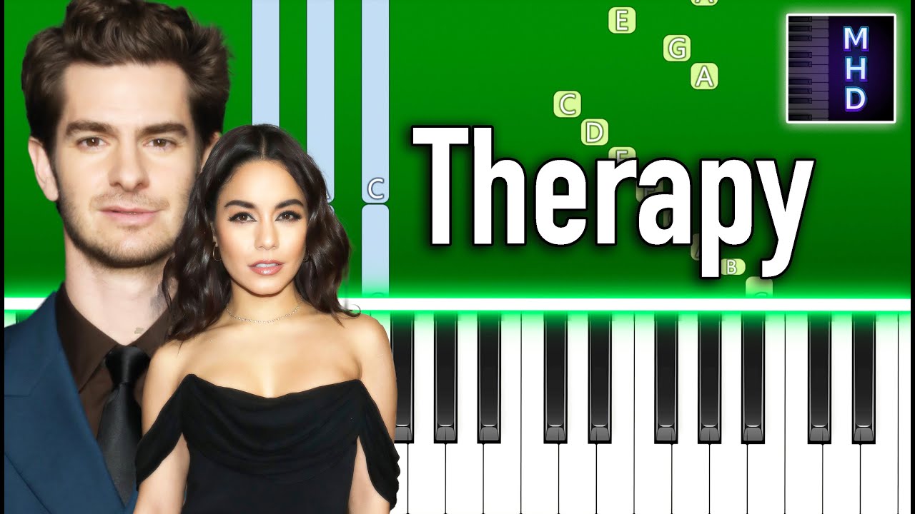 Andrew Garfield, Vanessa Hudgens - Therapy | tick, tick...BOOM! - Piano Tutorial