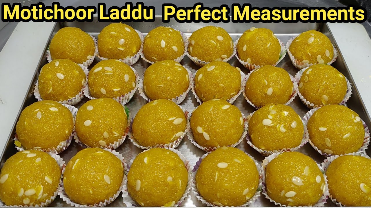 Motichoor ke Laddo | हलवाई से भी अच्छे टेस्टी मोतीचूर लड्डू बनाने की विधि | Laddu Recipe |Chef Ashok