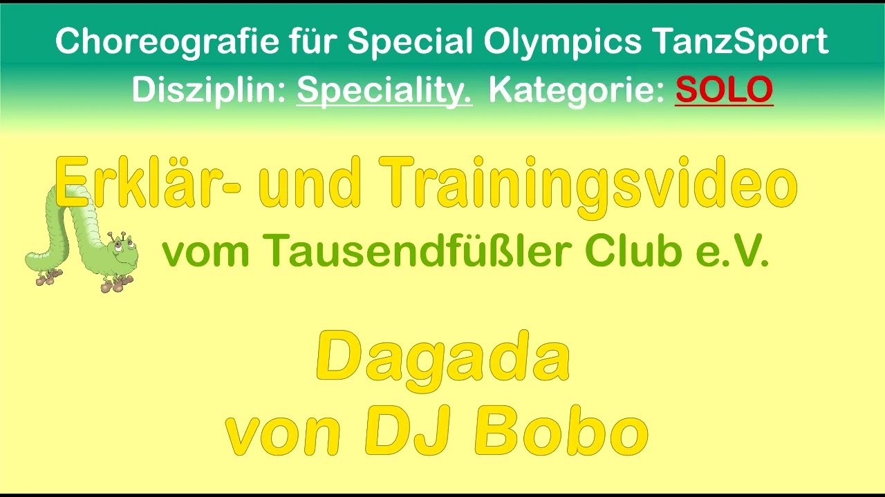 Tausendfüßler-Choreografie auf 