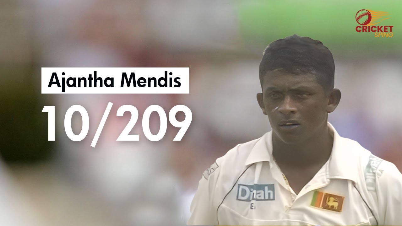 Mystery Spinner : Ajantha Mendis 10 wickets for 209 vs India | SL vs Ind 2nd Test 2008 at Galle