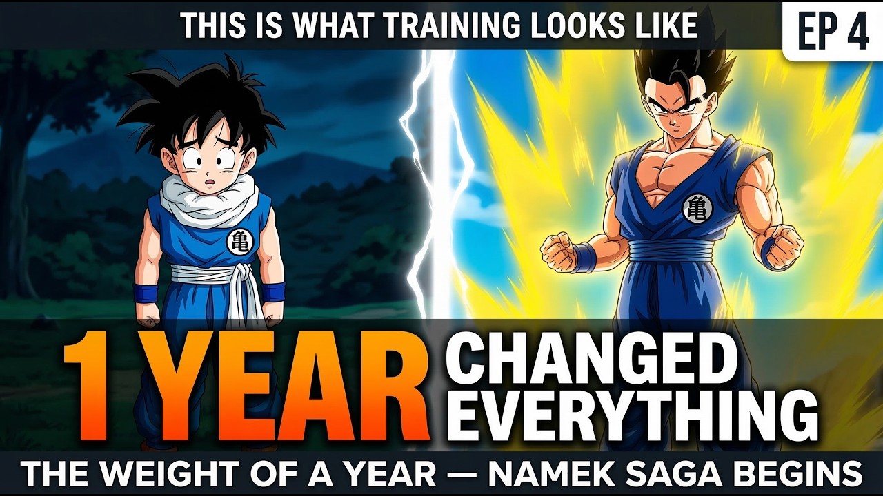 Dragon Ball Z Episode 4 —The Weight of A Year  Goku vs Nappa Begins  Full Episode