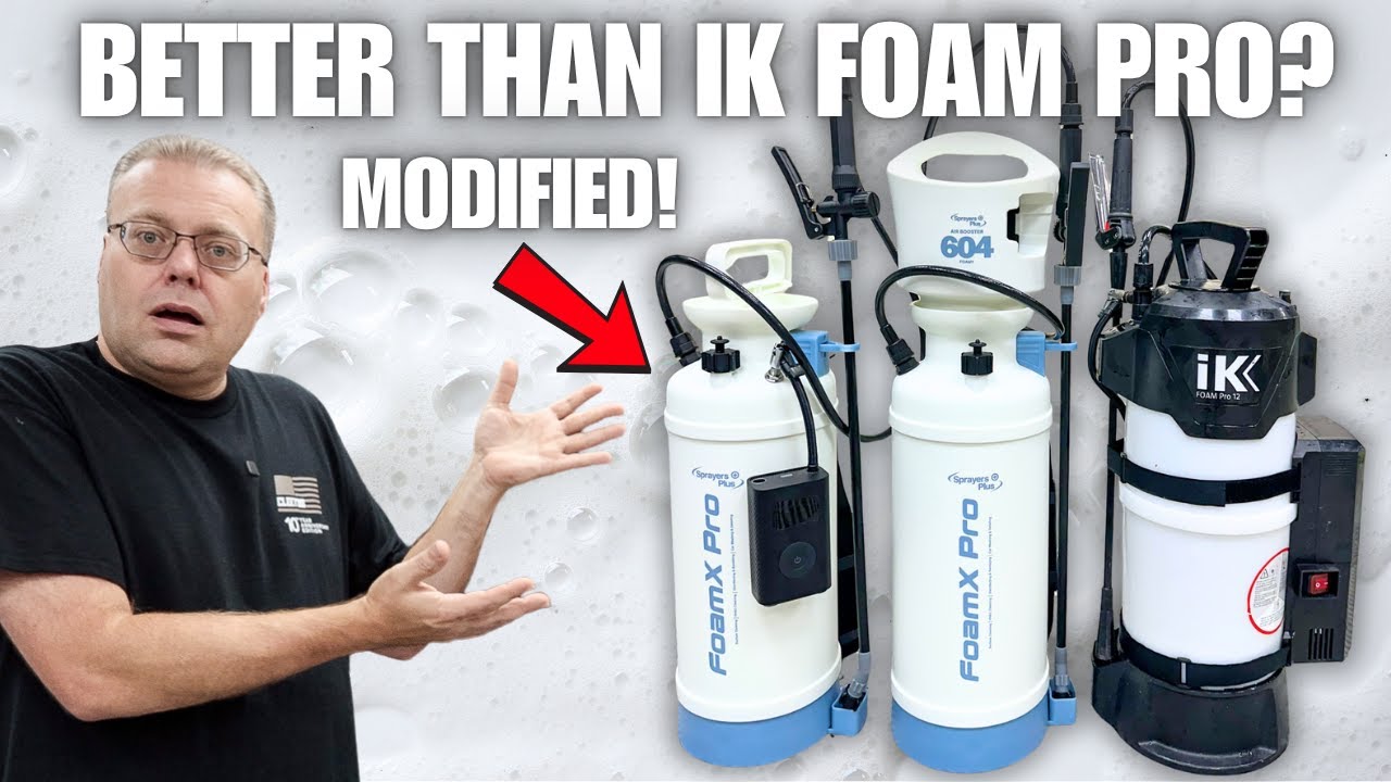 У IK есть конкуренты? Foam X Pro и 604 Air Booster от Sprayers Plus