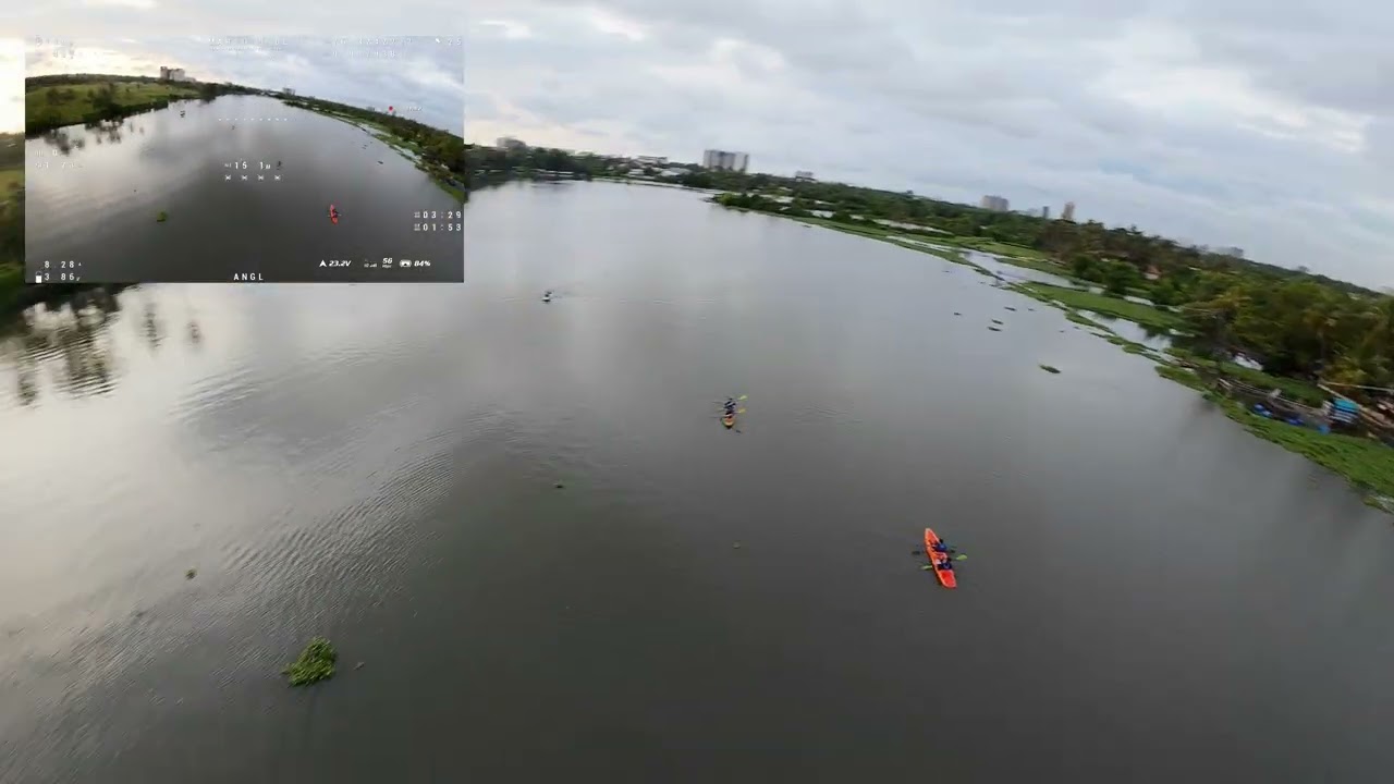 Mario 5 DC with Dji O4 pro.....sunset view at Kochi