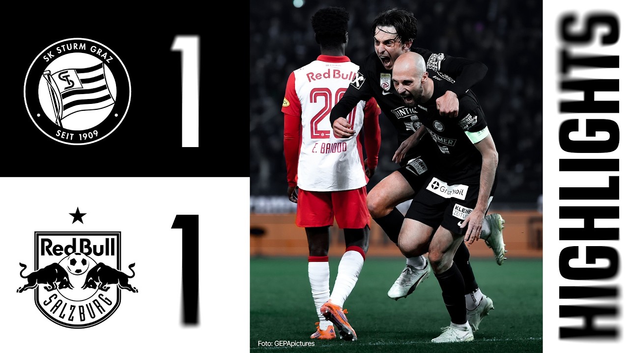 Highlights Sturm | SK Sturm Graz vs. Red Bull Salzburg | 24. Runde