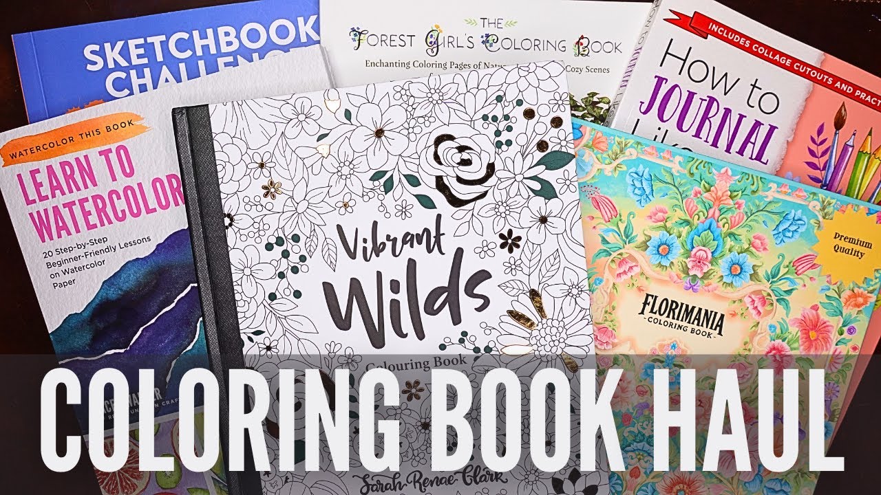 Adult Coloring Book Haul with Flip-Throughs | Part 1