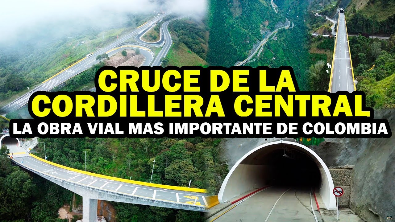 Así es la Obra Vial mas Importante de Colombia | Cruce de la Cordillera Central