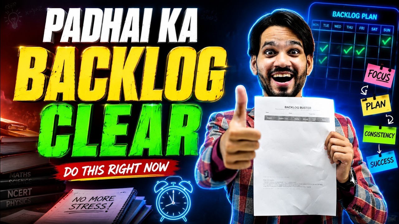 CLEAR YOUR MATHS BACKLOG | 7 PRACTICAL STEPS TO COVER SYLLABUS | MATHS ALL CHAPTERS