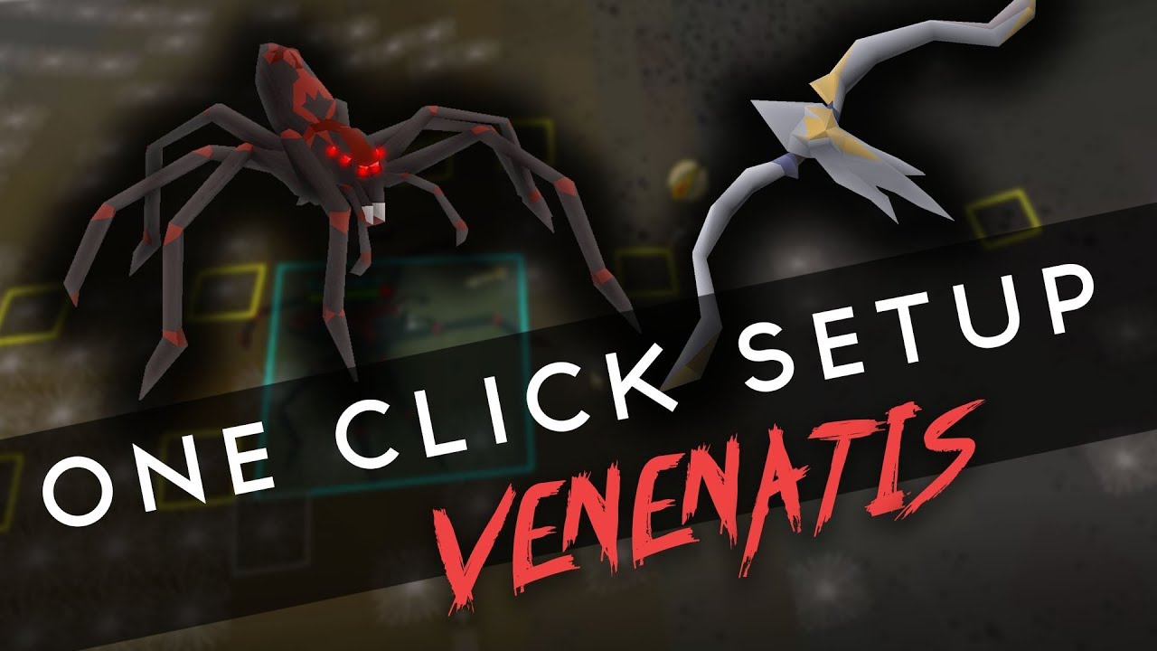 OSRS - Easy 1s Safepot Setup Venenatis Guide - Craws Bow